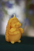 Hedgehog Beeswax Candle - The Buzzy Bee Co.