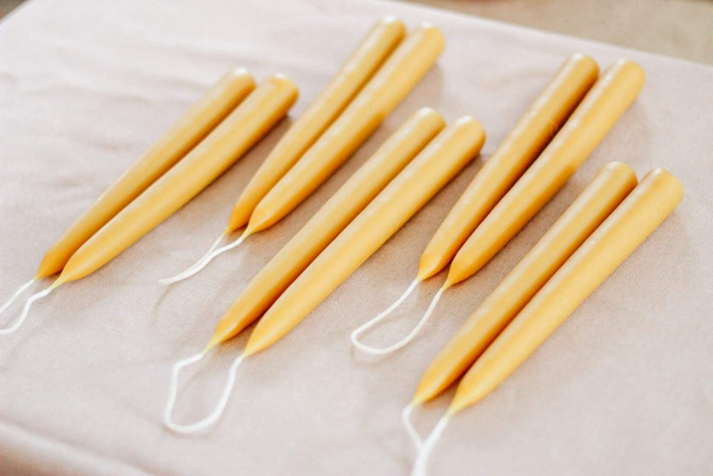 Taper Beeswax Candlestick Bundle - The Buzzy Bee Co.